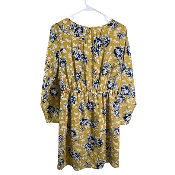 J. Crew Factory Yellow Floral Mini Dress - Picture 2 of 7